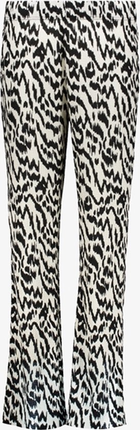 TwoDay dames broek wit met zwart print - Maat S