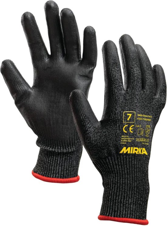 MIRKA Safety Gloves Cut-D - Size: 7