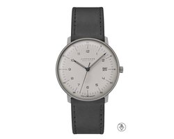 Junghans Max Bill 59/2023.02 - Mega Solar - zonne-energie horloge - heren - vintage - titanium - solar - radiogestuurd - luxe horloge