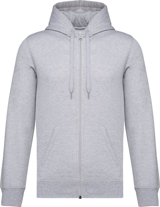 Sweat à capuche zippé recyclé Kariban unisexe K4042 - Gris Oxford - XXL