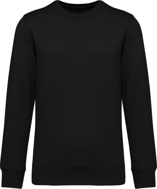 Sweatshirt Unisex M Kariban Ronde hals Lange mouw Black 50% Katoen, 50% Polyester