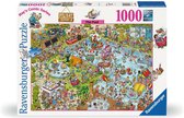 Puzzle Ravensburger Village de vacances 3 : La Pool - Puzzle - 1000 pièces