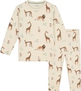 Prénatal peuter pyjama Savanne - Jongens en meisjes - Dark Ecru - Maat 98