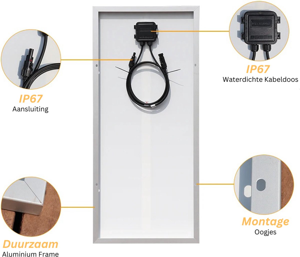 E-Drive Accu Verlengkabel | XT-60 naar Bullet 22 | 55 cm