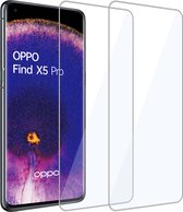 2x Geschikt voor OPPO Find X5 Pro - Screenprotector - Beschermglas - GuardCover