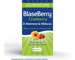BlaseCare Cranberry Extract & Vitamine C - Supplement - 100 stuks