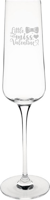 Coupe à Champagne gravée 27cl Little miss valentine - saint valentin - valentine