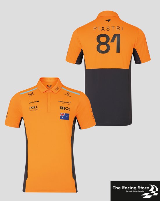 Mclaren Piastri Polo Oranje 2024 XL - Oscar Piastri - Formule 1