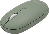 Macally BTTOPBAT-G Optische draadloze bluetooth-muis voor Mac en PC - Met ingebouwde heroplaadbare batterij – Groen