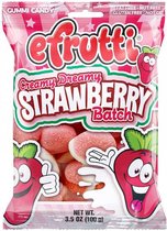 efrutti Creamy Dreamy Strawberries - Amerikaanse snoep - Aardbeien snoep - Internationaal snoep