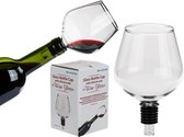 Wijnfles schenkdop wijnglas vorm - gadget/funkado - drank/moederdag