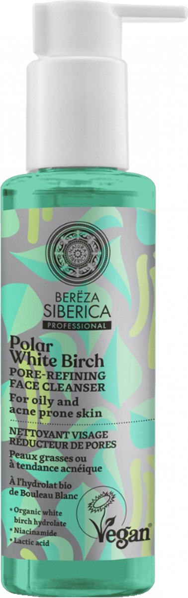 Natura Siberica Berëza Siberica Porieverminderende Gezichtsreiniger 145 ml