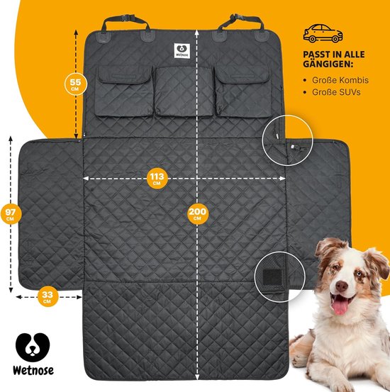 Carpoint Kofferbakmat Hond - 130x109 Cm PVC Kofferbakbescherming - Op Maat Te Knippen