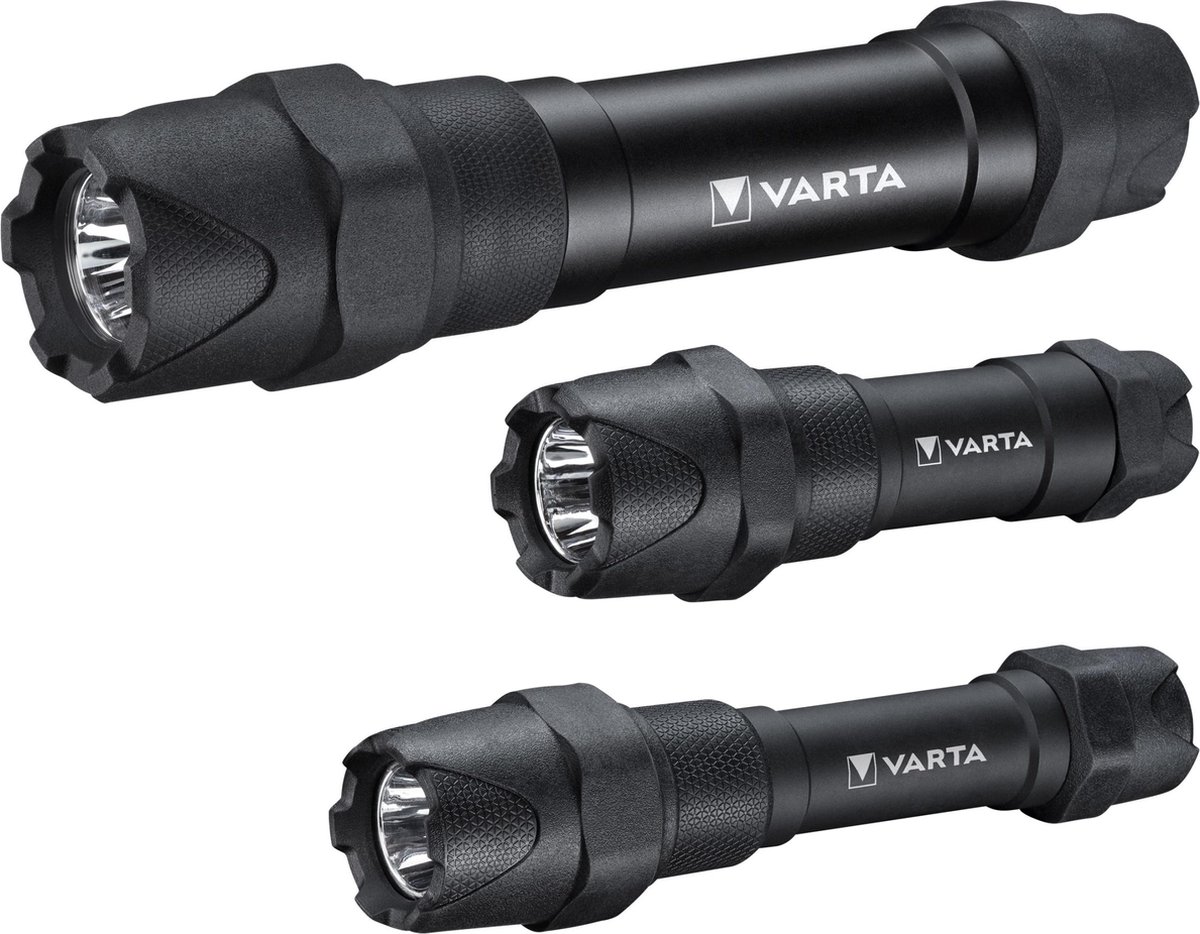 Bol.com Varta Indestructible F10 Pro zaklamp - LED - waterbestendig - 300 lm - 180 m aanbieding