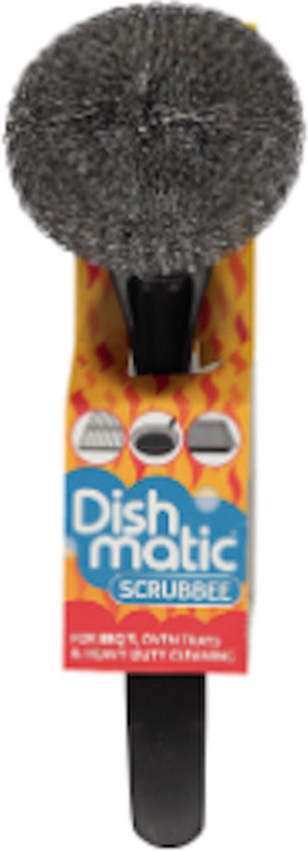Goedkoopste Afwasborstel/ Staalborstel met Zeep dispenser Dishmatic | Keukenborstel | Afwas | Zeep | Borstel |Multifunctioneel | Afneembare borstel | Schoonmaak borstel
