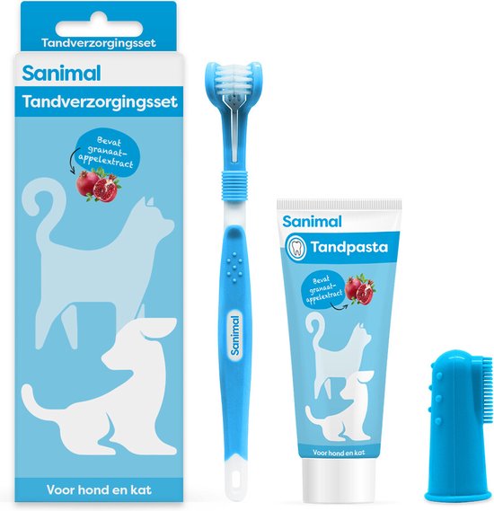 Sanimal Tandverzorgingsset -