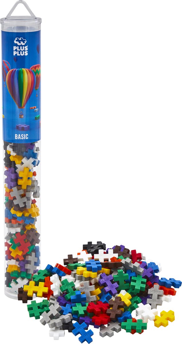 Plus-Plus Tube Basic 100-piece construction set - 4023 - Construction toys - Construction toys - Set with building blocks - From 5 years