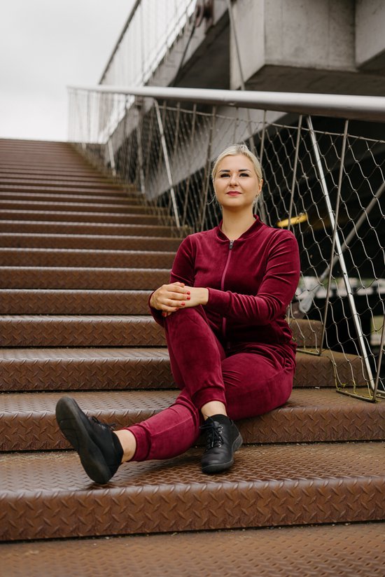 Survêtement pour femmes de haute qualité / Costume de maison / Costume de jogging | Survêtement | Fitness / Vêtements de Sports / Bordeaux S