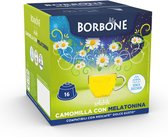 Caffè Borbone Selection - Dolce Gusto - Kamille Thee - Camomilla con Melatonina - 16 capsules
