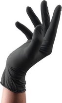 Montana Latex Handschoenen Zwart M - 100 stuks
