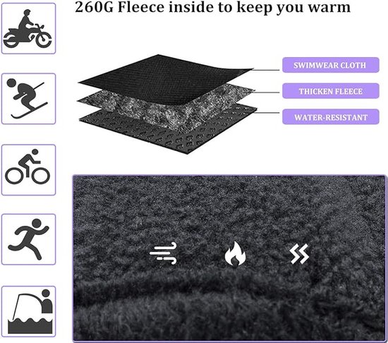 Wollen winterhandschoenen voor dames, met warme