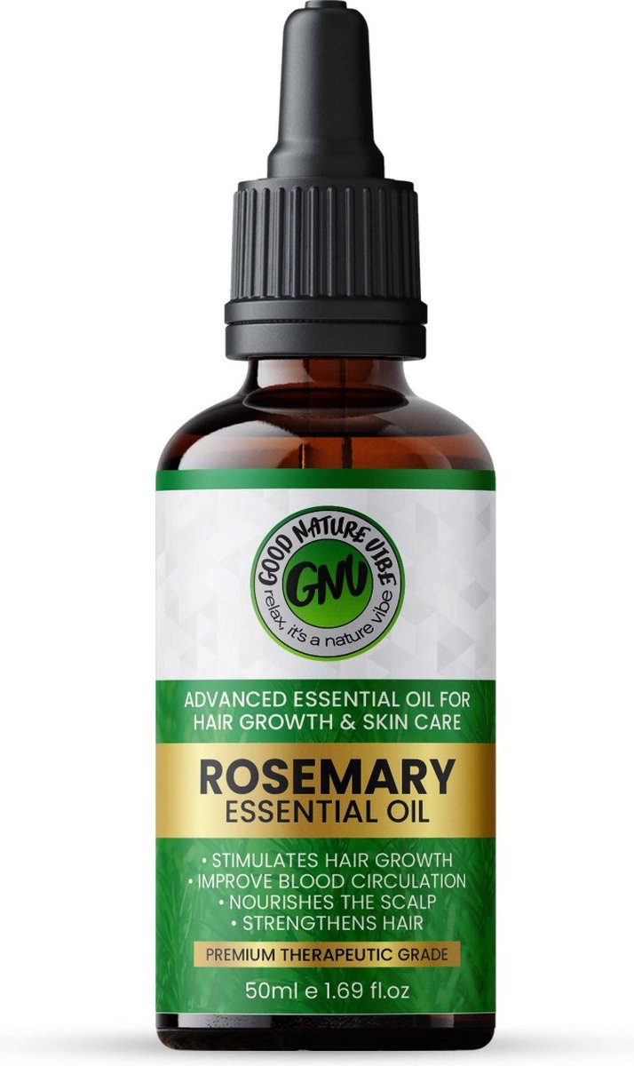 Goedkoopste Rozemarijn olie - Haarserum & tegen Haaruitval - Haarolie voor oa Wenkbrauw & Wimper - Minoxidil alternatief - rosemary oil - Hoofdhuid - Rosemary hair oil - Baardgroei - Haargroei - Anti Roos - 50 Ml per verpakking