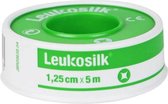 Pack économique 2 X Sparadrap Leukosilk, avec anneau de serrage, 5mx1,25cm, 1pc (1021)
