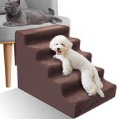 Hondentrap voor bed en bank, huisdiertrap, hondentrap 75 x 42 x 50 cm