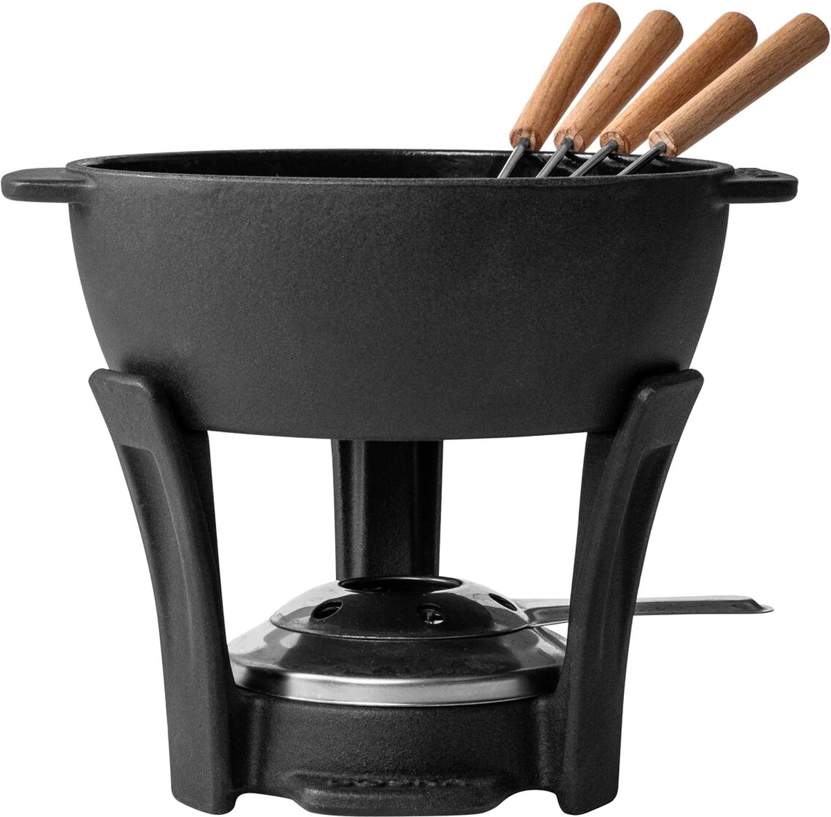BOSKA Fondueset Party Pro - Kaasfondue - Fonduepannen - Gietijzer - 1,1 L – foto 7