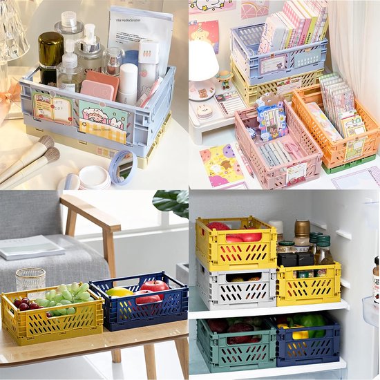 Opvouwbare box, kleine vouwkist, vouwboxen, stabiel, 2 stuks, mini ...