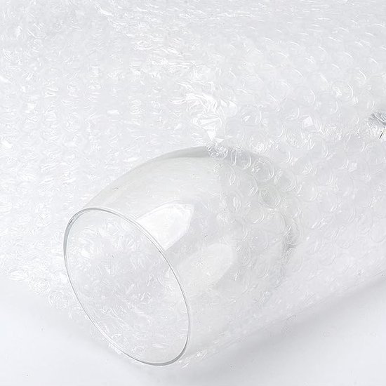 FUZON Noppenfolie 50 cm x 10m - Extra sterk - Bubble Wrap Rol - Bubbeltjes plastic - Bescherm uw spullen - Voor inpakken en verhuizen - Bubbeltjesplastic. - FUZON