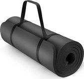 Yoga Mat Extra Dik - Fitness Mat Extra Dik - Zwart - 185x60x1.5 CM