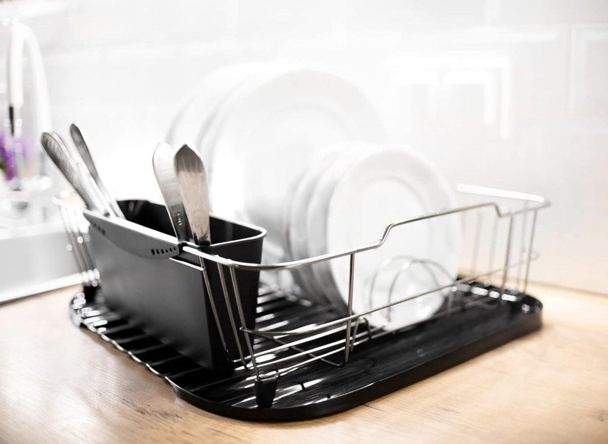 2-traps afdruiprek voor de keuken, 43 x 32 x 27 cm