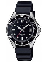 Casio MDV-10-1A1VEF unisex horloge 38 mm - Zwart