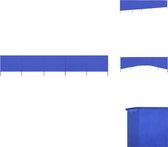 vidaXL Windscherm Inklapbaar 5-panelig - 600 x 80 cm - Nonwoven en Hout - Windscherm (tent)