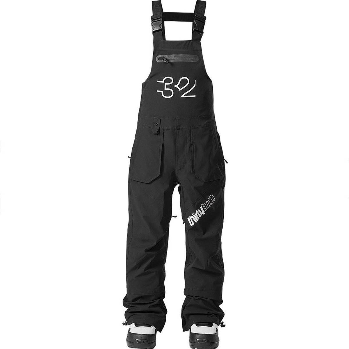 Thirtytwo Basement Bib Broek Zwart M Jongens,Meisjes