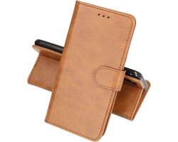 Zakelijke Book Case Telefoonhoesje - Portemonnee Hoesje - Geschikt voor de Google Pixel 8 - Bruin