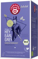 Teekanne - Hey Earl Grey - bio - thé noir - 200 sachets pyramidaux de luxe - adapté à la restauration et aux bureaux - 8 boîtes