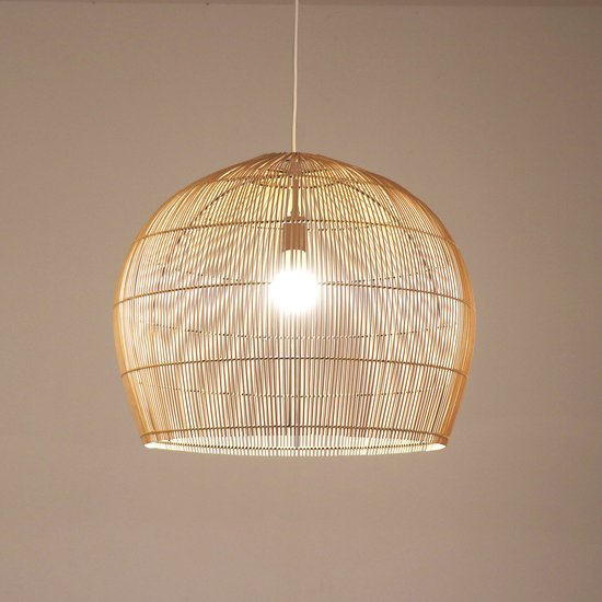 Fine Asianliving Lampe suspendue en sangle de Bamboe Handgemaakt - Felicia D62,5xH51cm