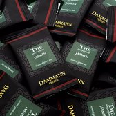 Dammann - Pack d'échantillons de thé vert au jasmin 10 sachets de cristal emballés - sachets de thé compostables