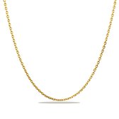 Juwelier Zwartevalk - 14 karaat gouden anker schakel ketting 1.1/50cm