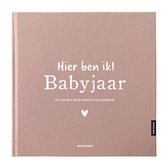PINKPEACH - Babyjaar Invulboek - Eerste jaar - Linnen - Blush