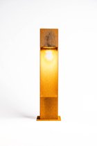 LightLux - Éclairage de jardin - Acier Corten - Lampe sur pied 50cm