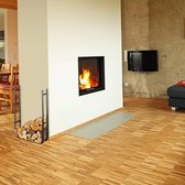 Brandhoutrek - Firewood Rack Metal Firewood Rack for Indoor and Outdoor 20D x 60W x 90H centimetres