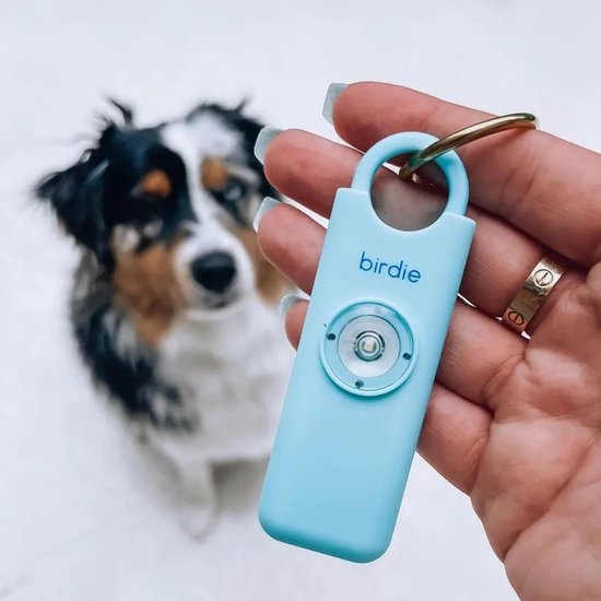She's Birdie Personal Safety Alarm for Women with Siren, Strobe Light and Keychain 130 dB in 5 Colours (Coral