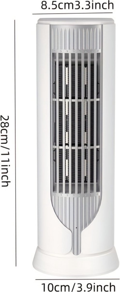 Nivard Elektrische Kachel - Haard - Heater - Mini Kachel - Sta Kachel Blauw – foto 3