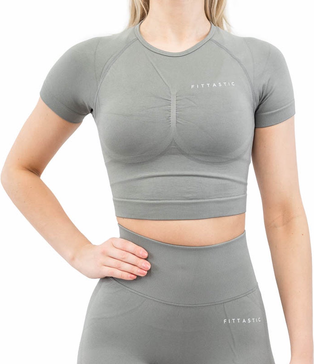 Fittastic Sportswear Shirt Trendy Gray - Grijs - M