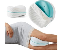 Orthopedisch Kniekussen - Ergonomisch Beenkussen - Houding Correctie – Zijslaapkussen - Restform Leg PIllow - Been Kussen Medisch Apparaat Origineel Zoals Gezien op TV - Zacht Geheugen Schuim Kussen Voor Benen Slaaphouding Tegen Rugpijn