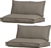 WOOOD Coussin assise/dossier Victor - Polyester - Jungle - Set de 2