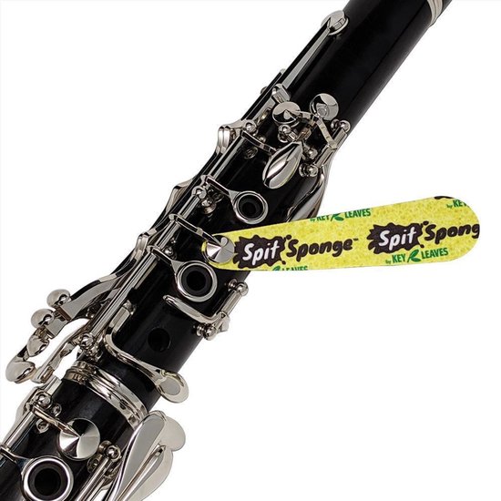 Key Leaves Polster Reinigungs-Vlies Spit Sponge, Klarinette, Oboe, Flöte, Fagott - Accessoire voor houten blaasinstrumenten